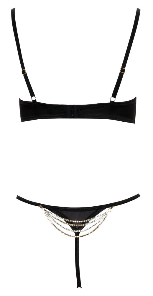 Plank BH en String - Hefset, polyester, spandex - IntimateRed