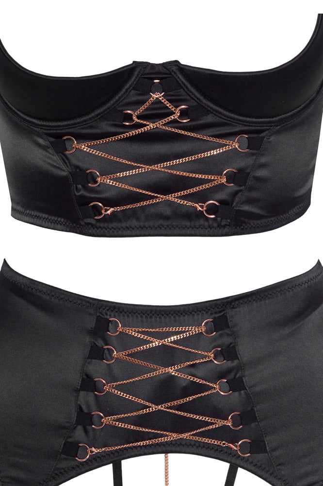 Plank bh-set - Hefset, polyester, spandex - IntimateRed