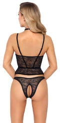 Stel in - Hefset, polyamide, spandex - IntimateRed