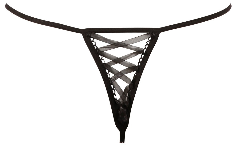 String - Koord, polyamide, polyester, spandex - IntimateRed