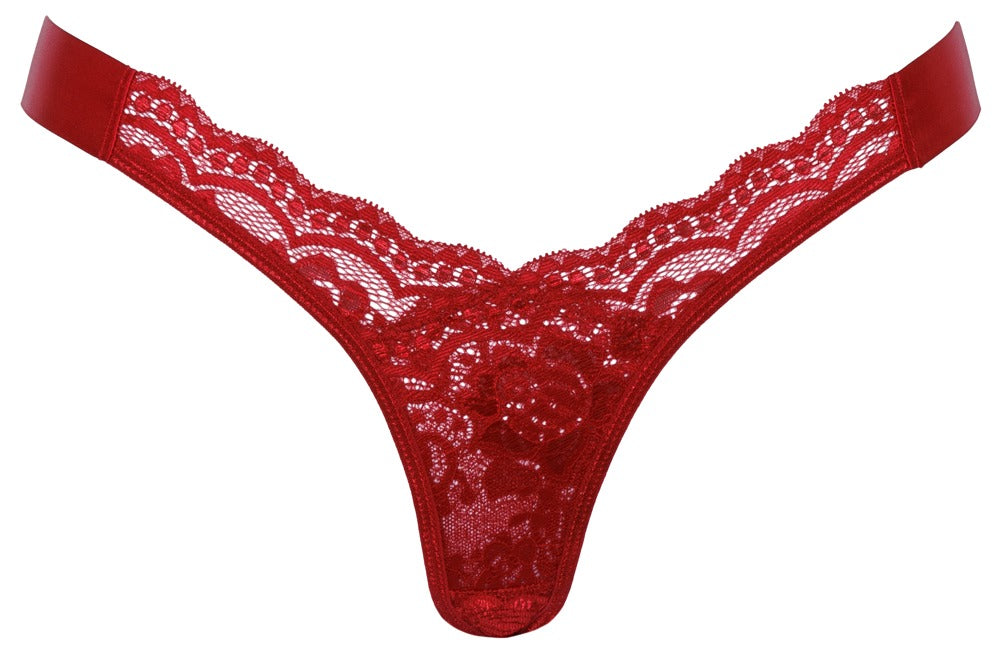 String - Koord, polyamide, spandex - IntimateRed