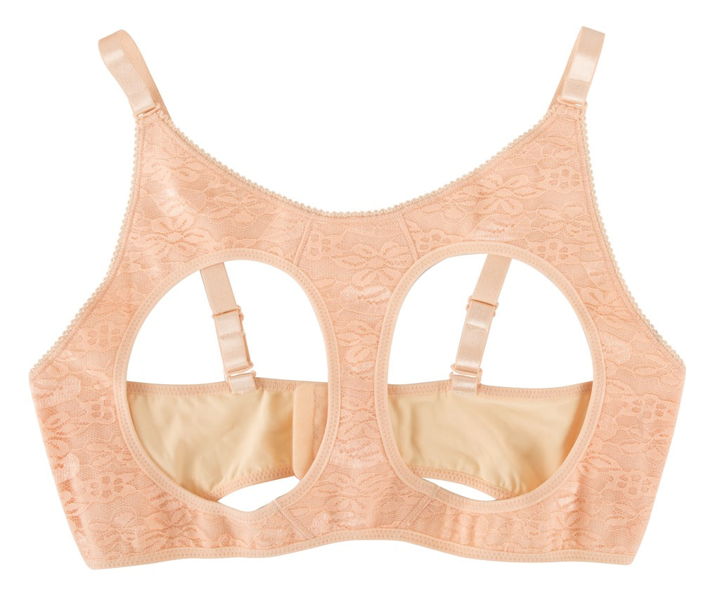 Siliconen borsten met bh - Borsten,Borstniettextiel,BRA,polyester,spandex - IntimateRed