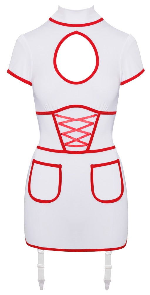 Verpleegster Kostuum - Jurk, polyester, spandex - IntimateRed