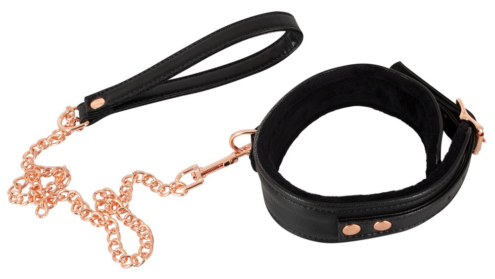 Halsband met riem
