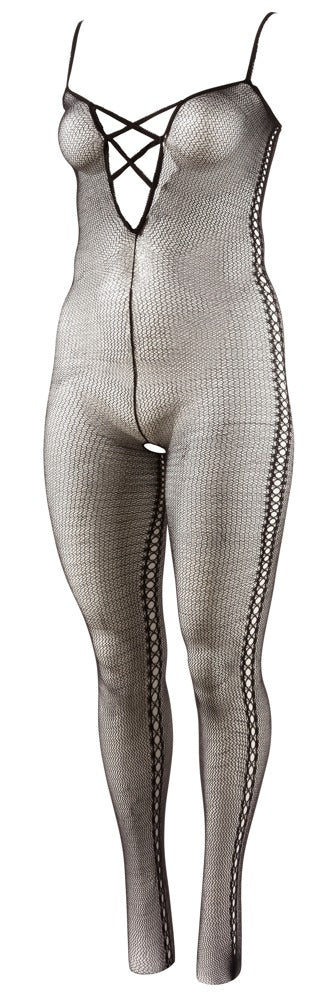 Catsuit met vetersluiting